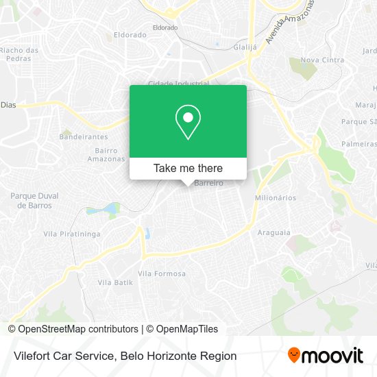 Vilefort Car Service map