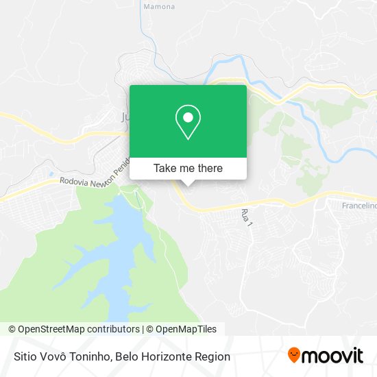 Sitio Vovô Toninho map