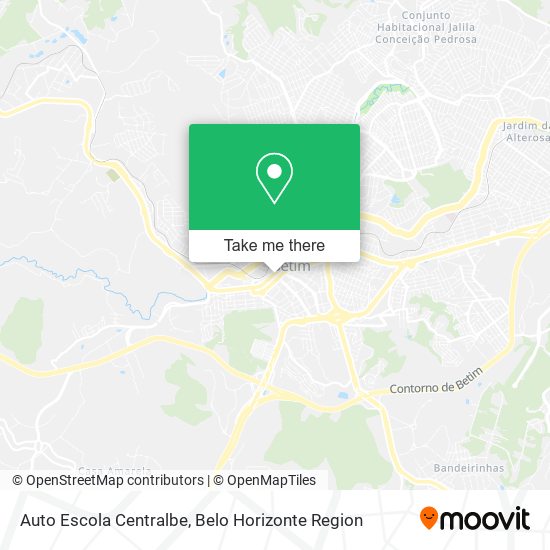 Auto Escola Centralbe map