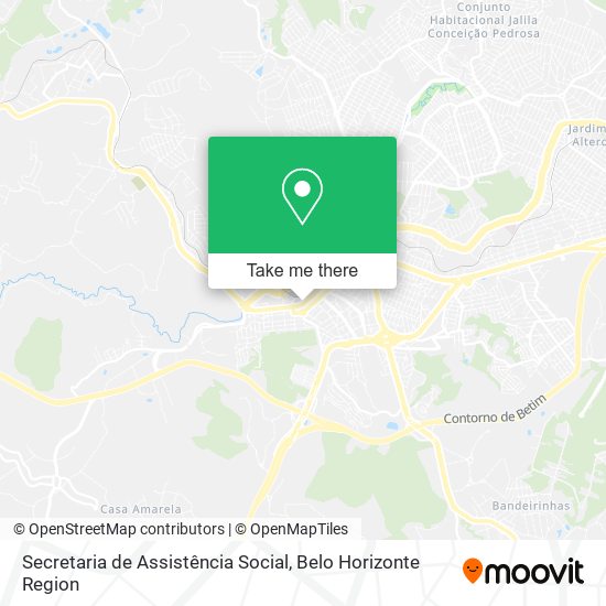 Secretaria de Assistência Social map