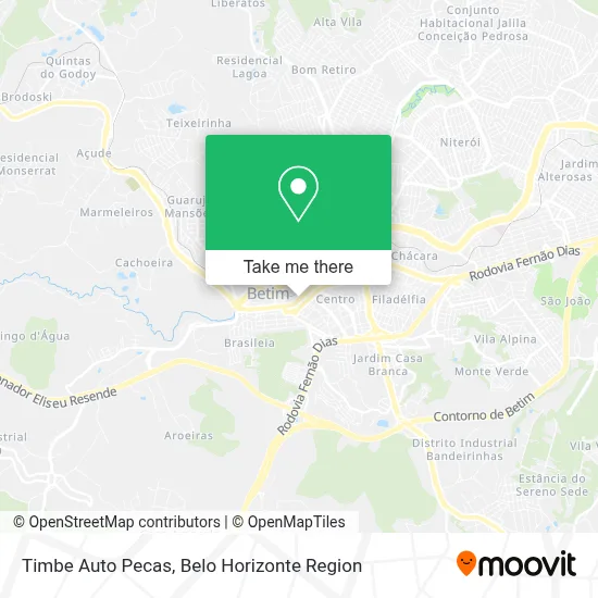 Timbe Auto Pecas map