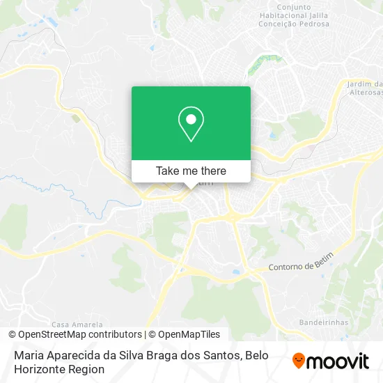 Maria Aparecida da Silva Braga dos Santos map