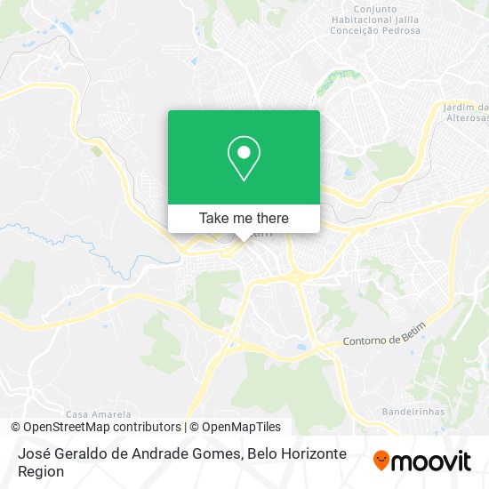 José Geraldo de Andrade Gomes map