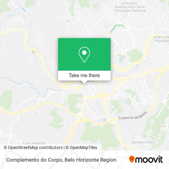 Complemento do Corpo map