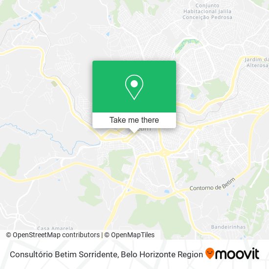 Consultório Betim Sorridente map