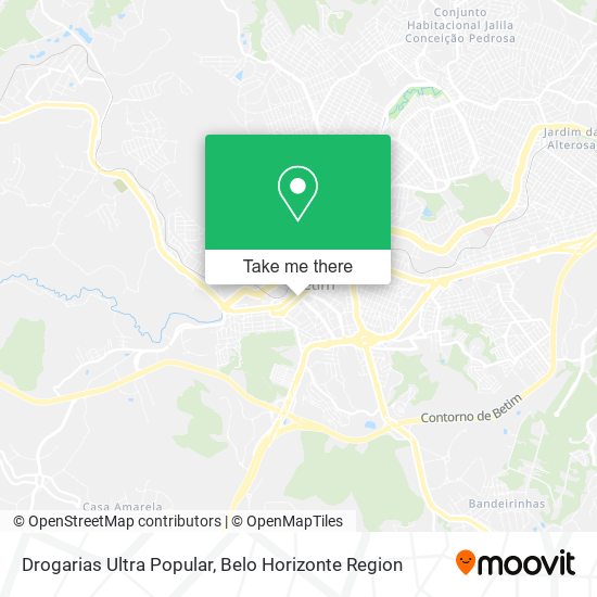 Drogarias Ultra Popular map
