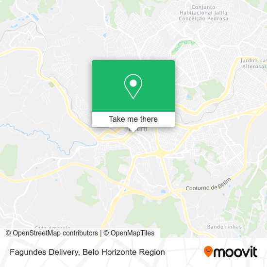 Fagundes Delivery map
