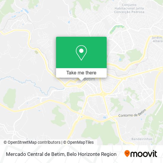 Mercado Central de Betim map