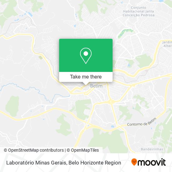 Laboratório Minas Gerais map