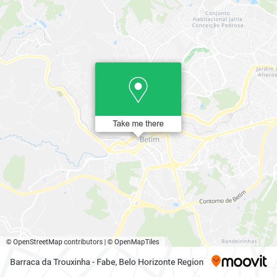 Barraca da Trouxinha - Fabe map