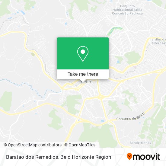 Baratao dos Remedios map