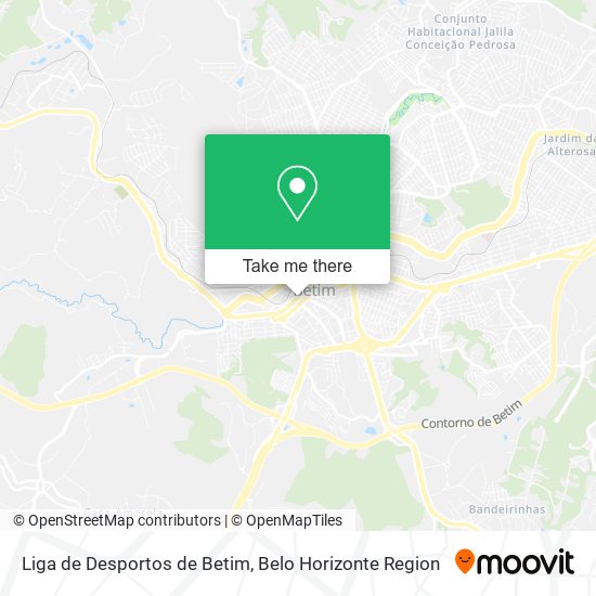 Liga de Desportos de Betim map