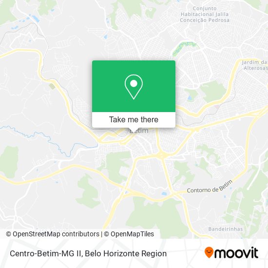 Centro-Betim-MG II map