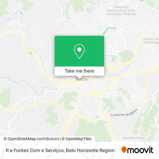 R e Fontes Com e Serviços map