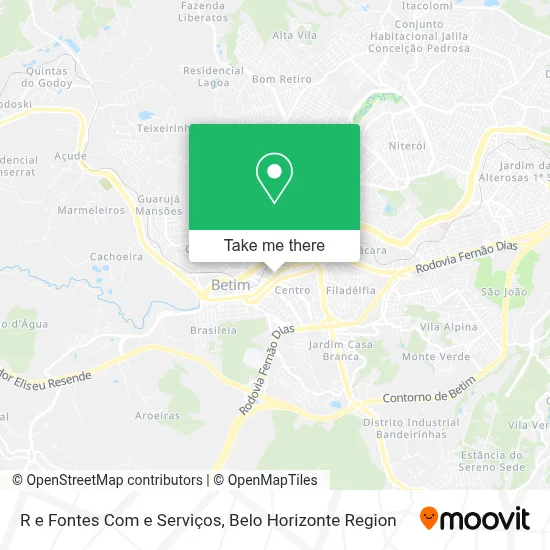 R e Fontes Com e Serviços map