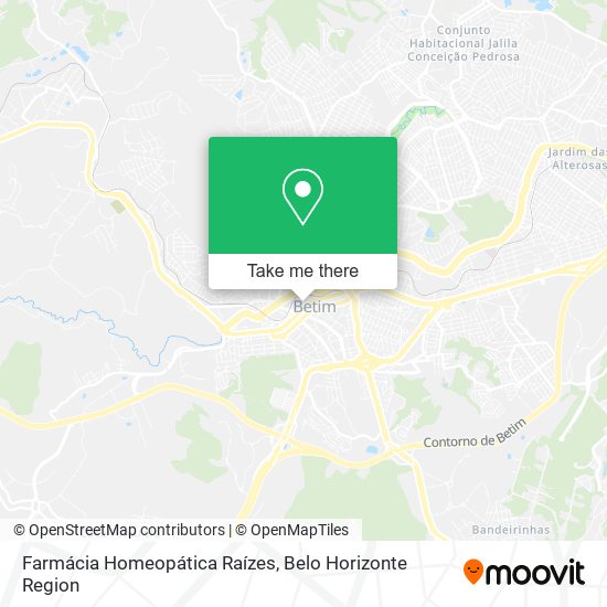 Farmácia Homeopática Raízes map