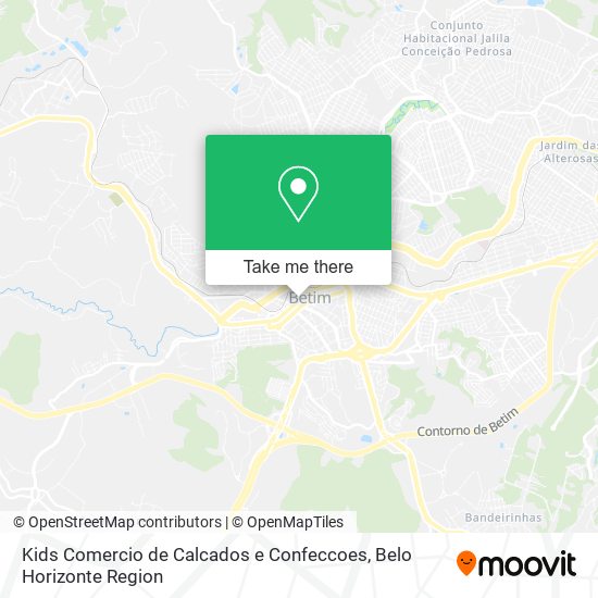 Kids Comercio de Calcados e Confeccoes map