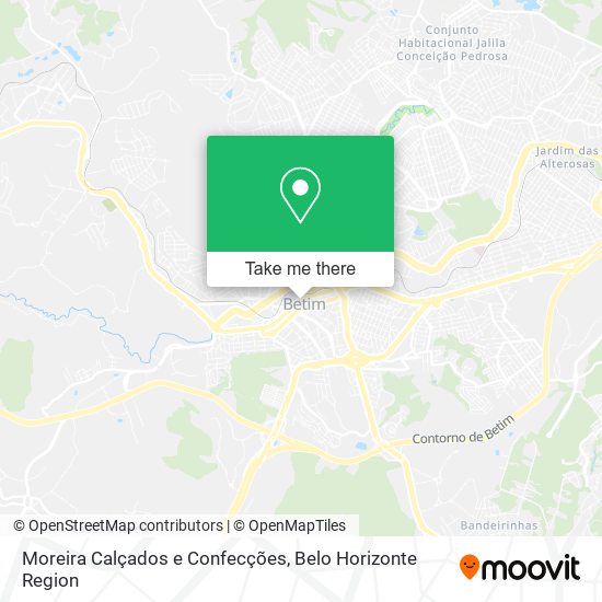 Moreira Calçados e Confecções map