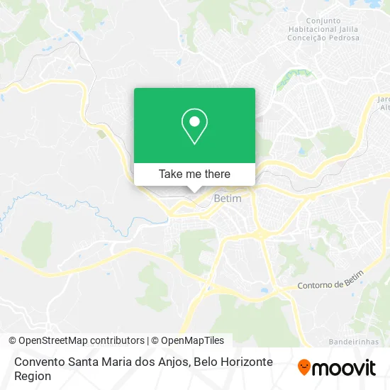 Mapa Convento Santa Maria dos Anjos
