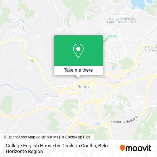 College English House by Denilson Coelho map