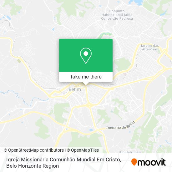 Igreja Missionária Comunhão Mundial Em Cristo map