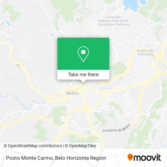 Posto Monte Carmo map