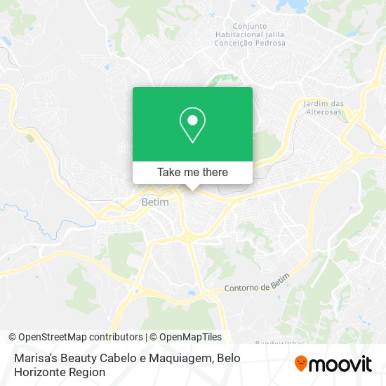 Marisa's Beauty Cabelo e Maquiagem map