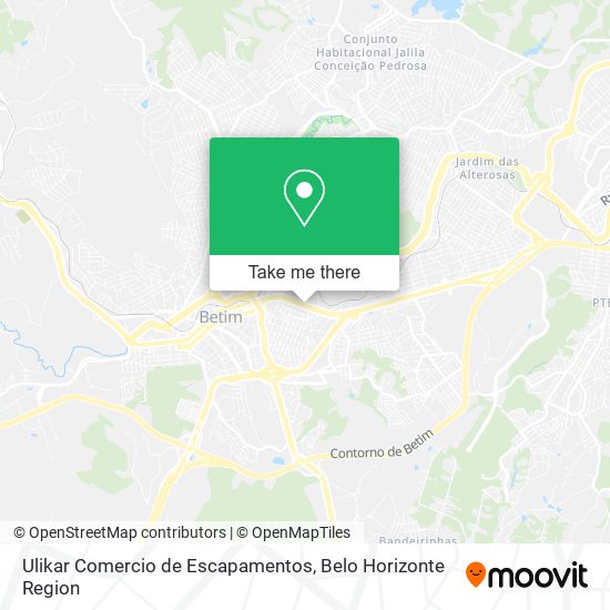 Mapa Ulikar Comercio de Escapamentos