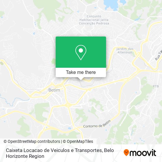 Caixeta Locacao de Veiculos e Transportes map