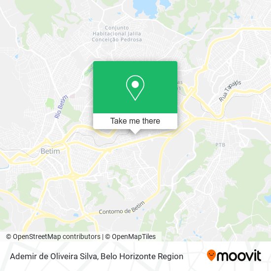 Ademir de Oliveira Silva map