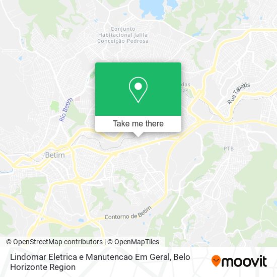 Lindomar Eletrica e Manutencao Em Geral map