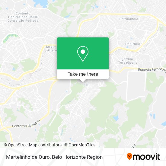 Martelinho de Ouro map