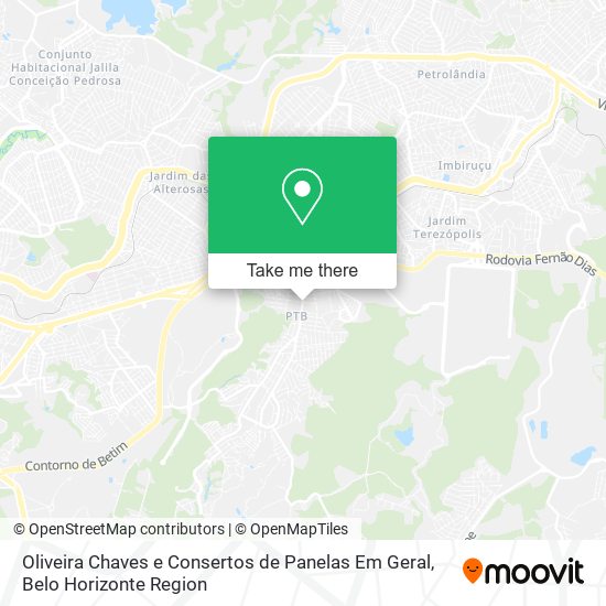 Oliveira Chaves e Consertos de Panelas Em Geral map