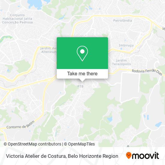 Victoria Atelier de Costura map