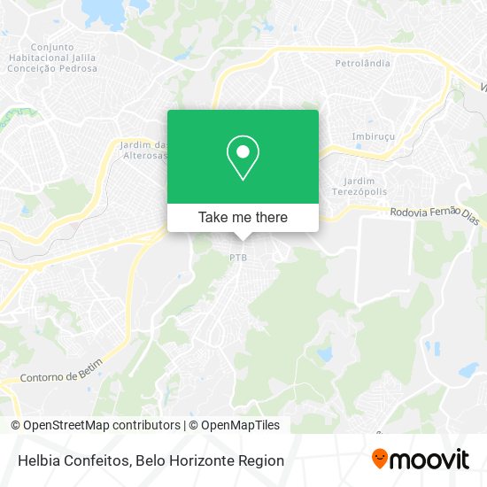 Helbia Confeitos map