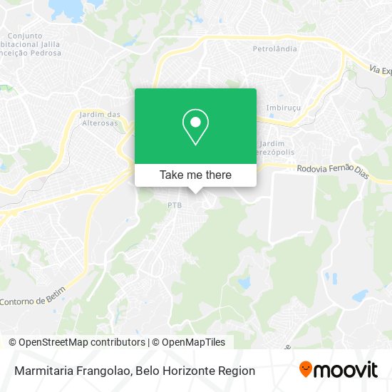 Marmitaria Frangolao map