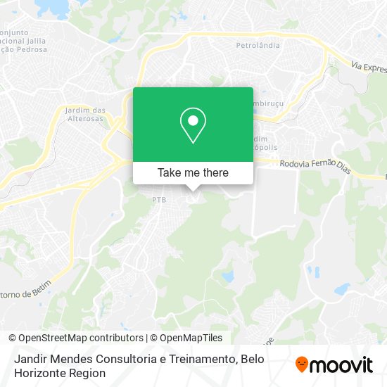 Jandir Mendes Consultoria e Treinamento map