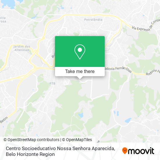 Centro Socioeducativo Nossa Senhora Aparecida map