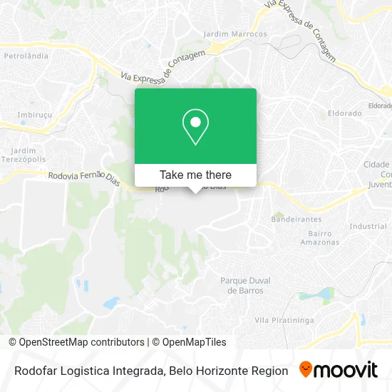 Rodofar Logistica Integrada map