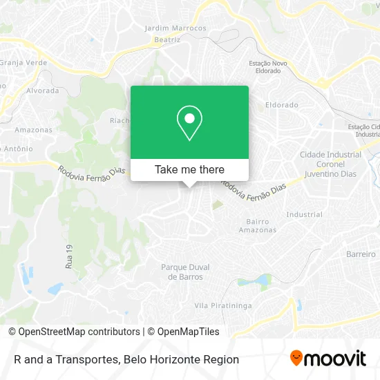 R and a Transportes map