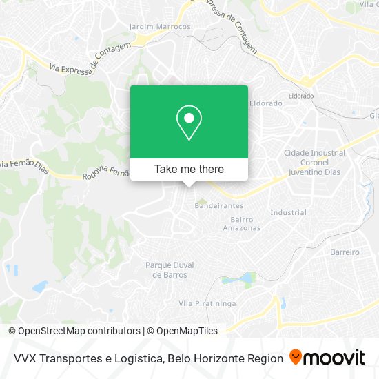 VVX Transportes e Logistica map