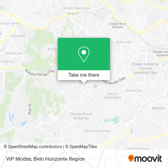 VIP Modas map