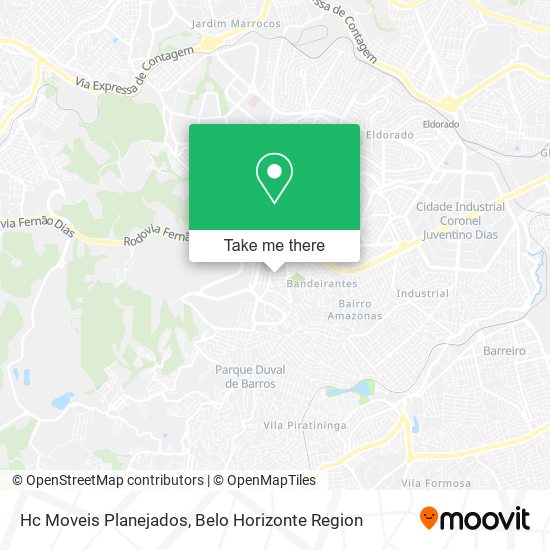 Hc Moveis Planejados map