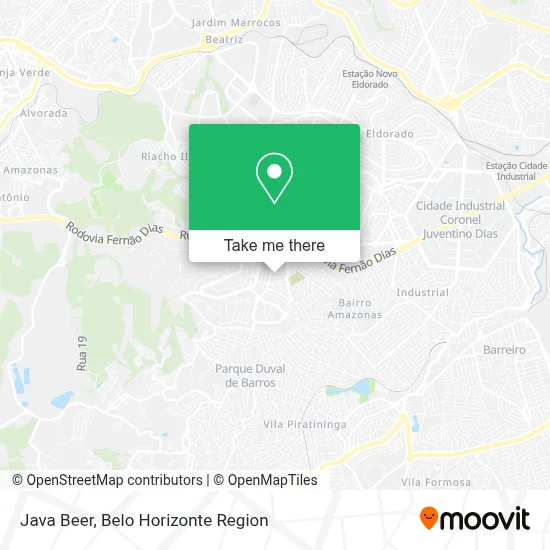 Java Beer map