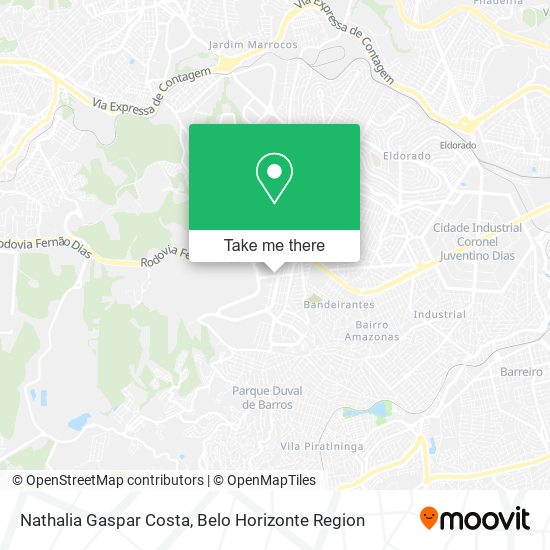 Nathalia Gaspar Costa map