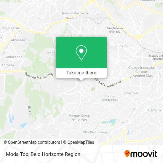 Moda Top map