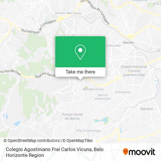 Colegio Agostiniano Frei Carlos Vicuna map