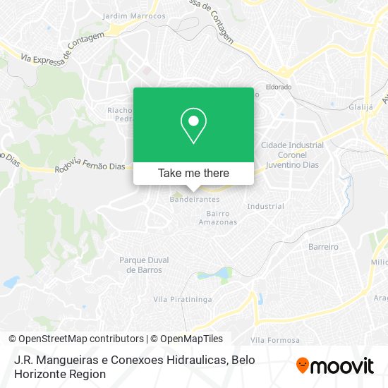 J.R. Mangueiras e Conexoes Hidraulicas map