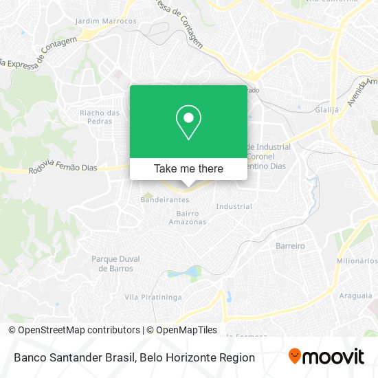 Banco Santander Brasil map