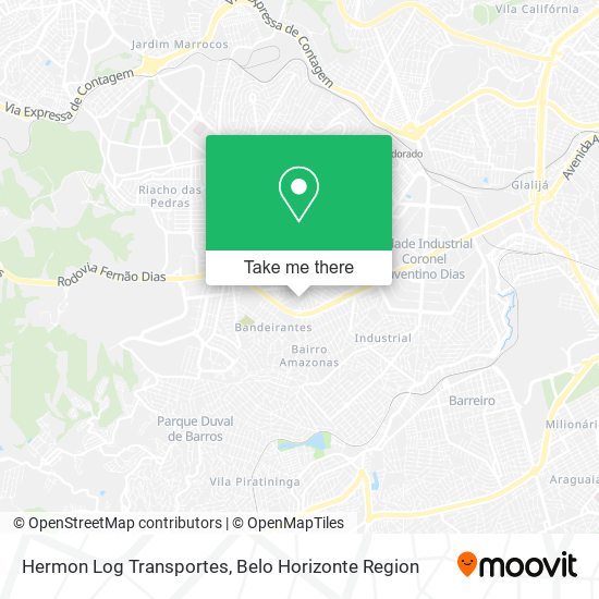 Hermon Log Transportes map